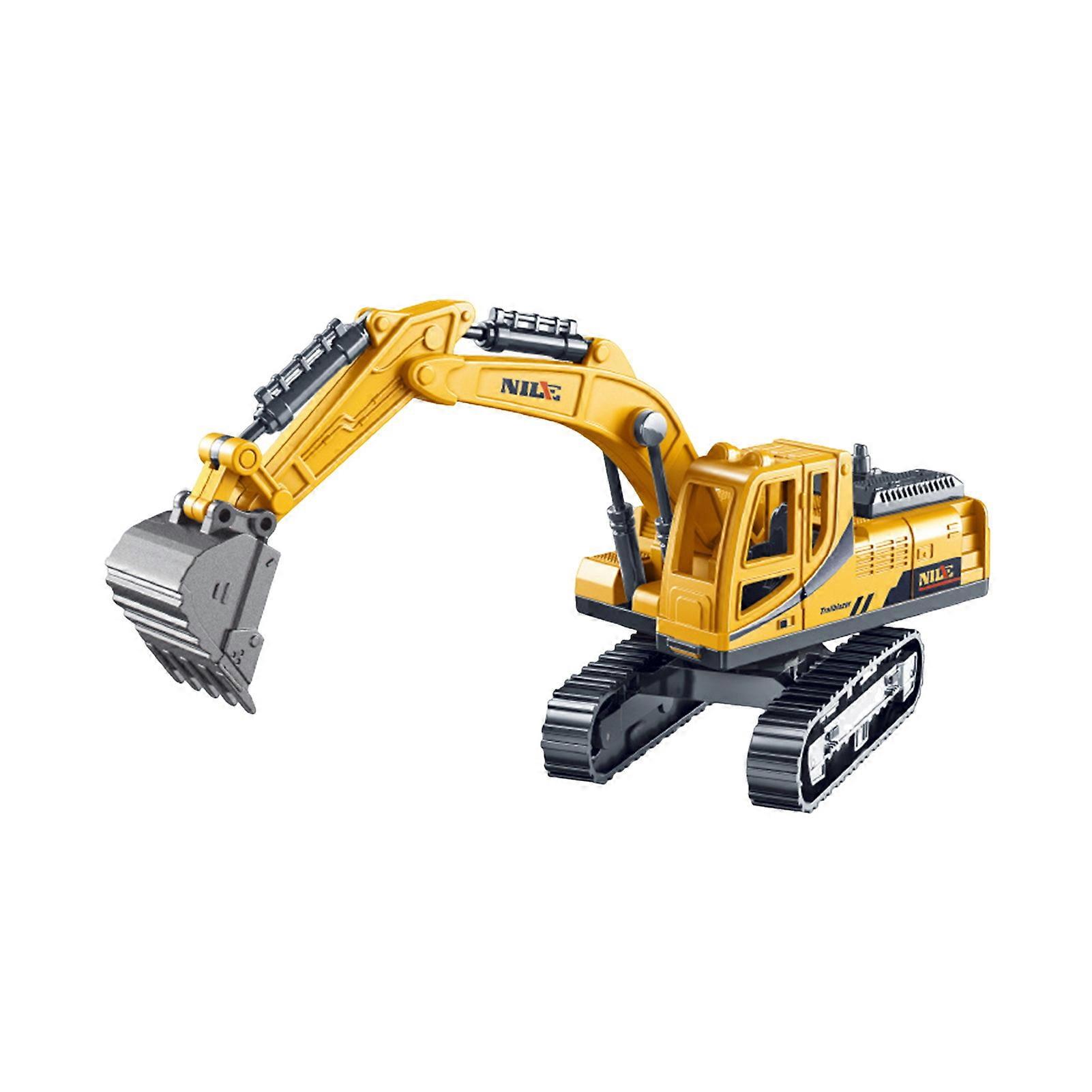 Kids Excavator Toy Movable Joints 360 Degrees Rotatable Realistic Construction Vehicle Engineering Truck Model Toddlers Boys Birthday Gift