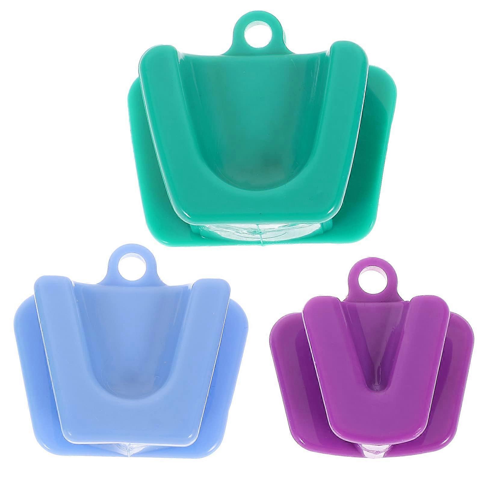 3pcs Dental Mouth Prop Bite Cushion Opener Abridor de boca