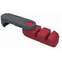 Compact Steel Blade Knife Sharpener - Compact Kitchen Knife Sharpener (Red, 1pcs)