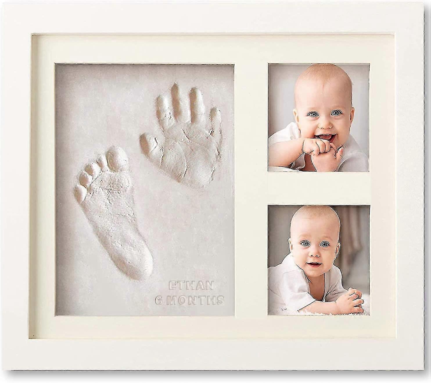 Vauvan kädenjälki ja jalanjäljen tekijät Kit Keepsake vastasyntyneille pojille & tytöille