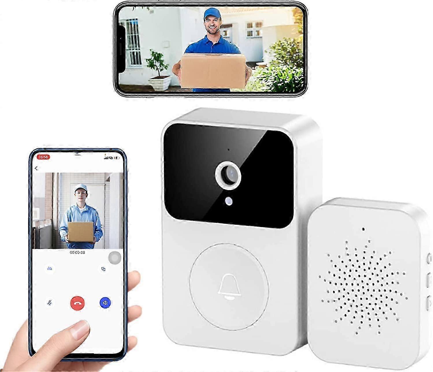 Smart Wireless DoorBell WiFi Intelligent Visual Remote Video Doorbell