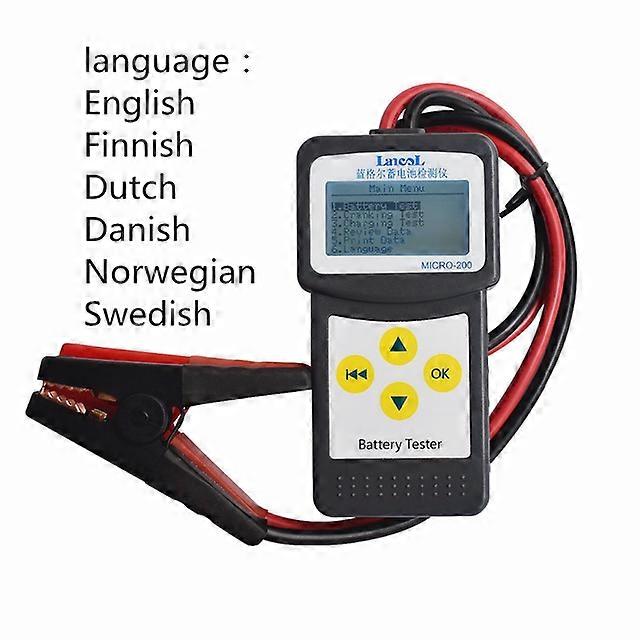 12V Diagnostic Car Automotive Battery Tools Micro 200 For Cars Battery Analyzer Tester CCA100-2000 Battery Tester
