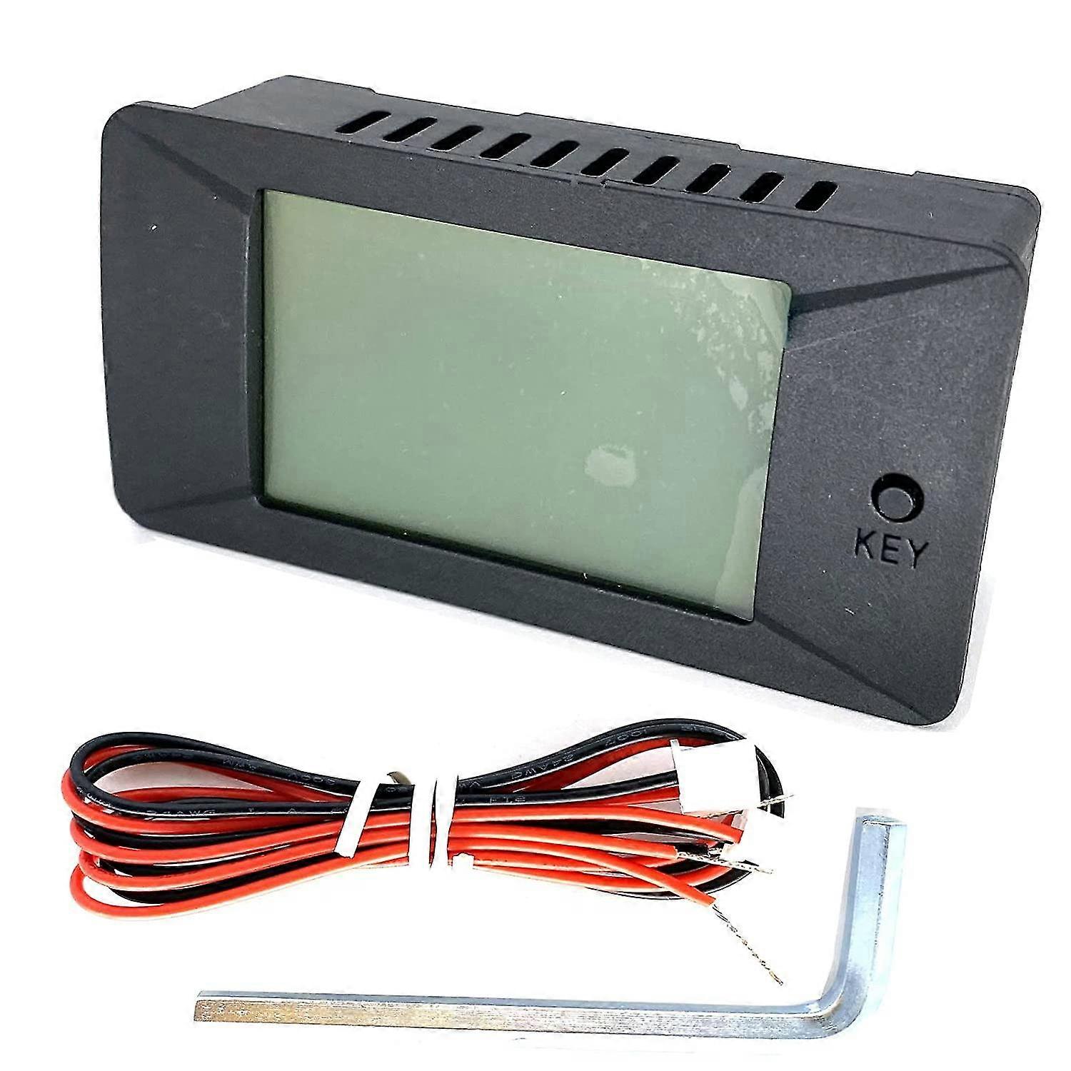 Dc 0-300v 0-100a Voltmeter Ammeter 12v 24v 48v Car Battery Tester Multimeter Voltage Power Meter Monitor Built-in Shunt