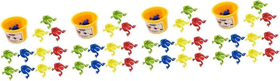 36 pcs Assorted Bounce Sensory Color Girl Beans Games Nights Contest Competition Fun Random Tiny into Pressing Party Game Funny Boy Bouncing with Clas
