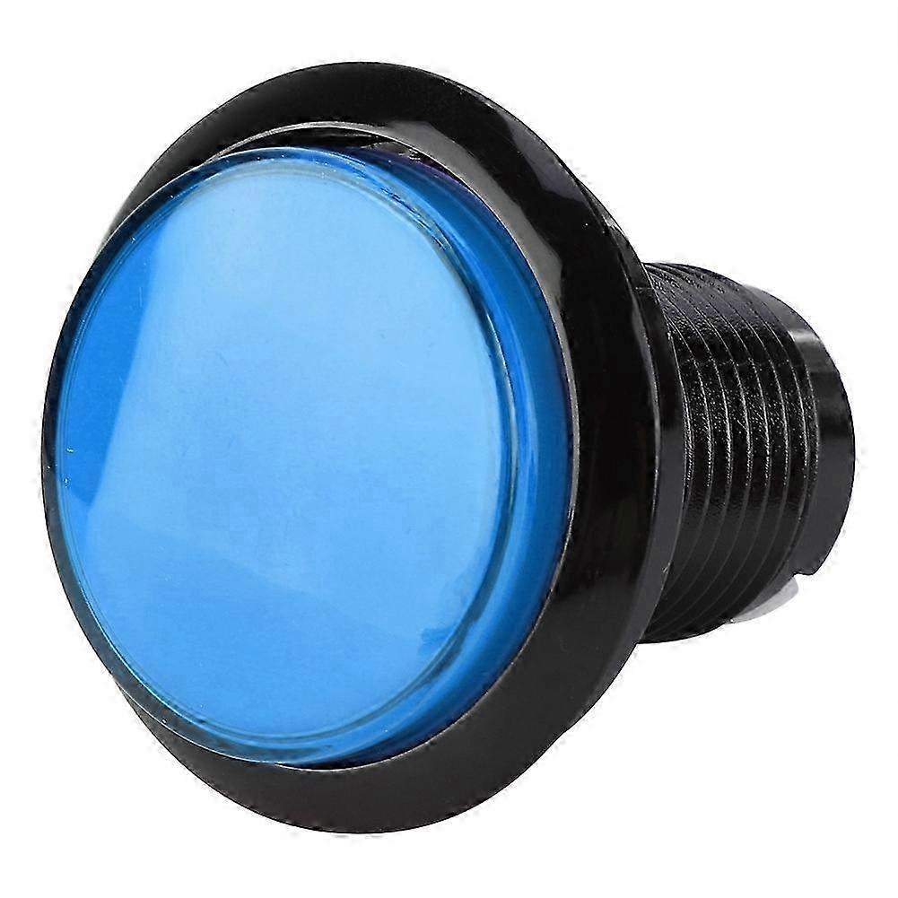 Round LED Lamp Illuminated Large Button To Arcade Machine Games DIY Part(blue)