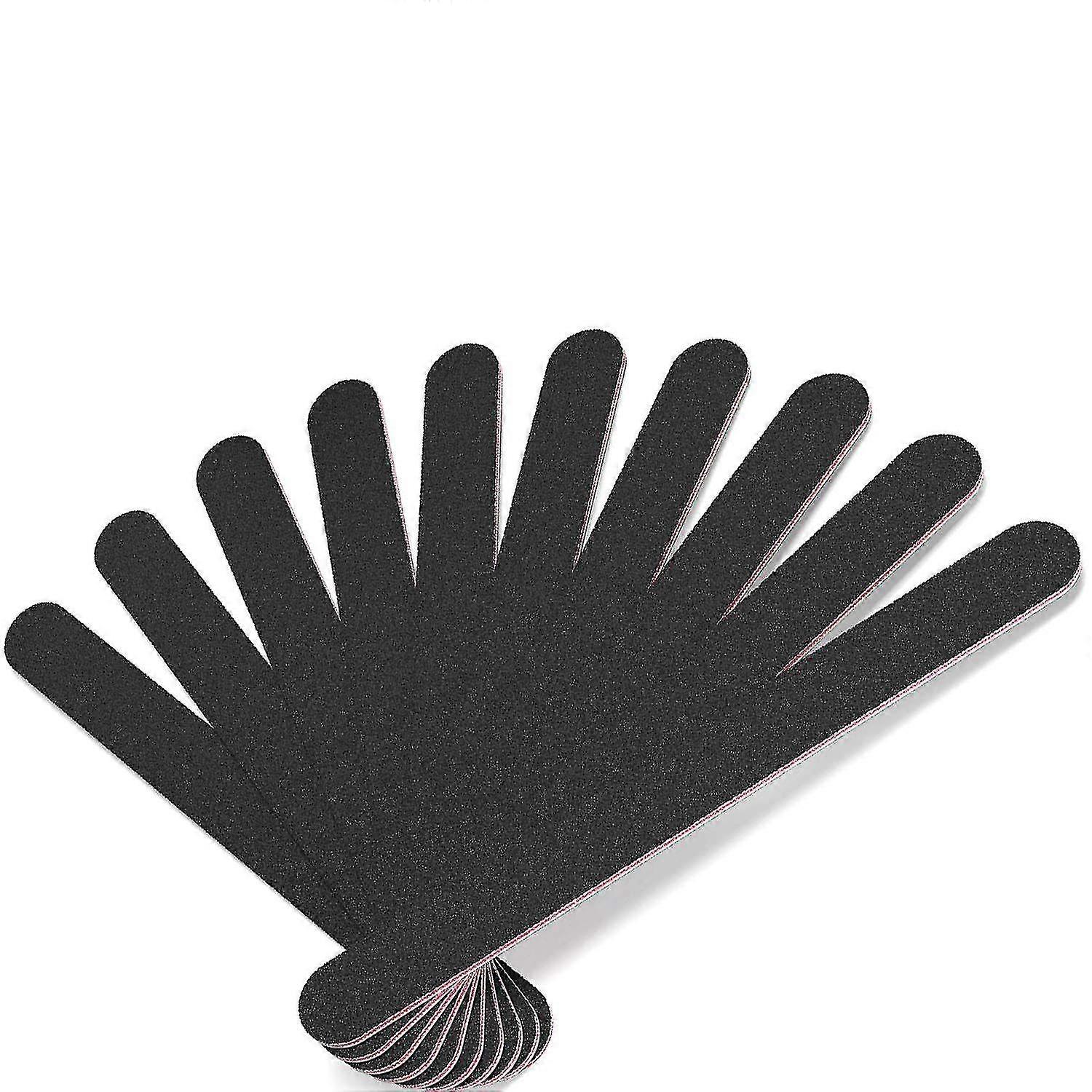File 10 Pcs Double Sided 100/180 Grit Files Board Mani Pedi Tool And Ing Files
