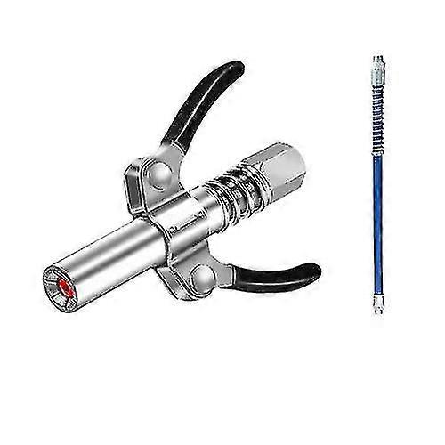 10000 psi rasvatyökaluliitin kaksoiskahva ruostumaton öljysuutin kestävä pikalukko npti / 8 vuotamaton rasvatyökalun kärki