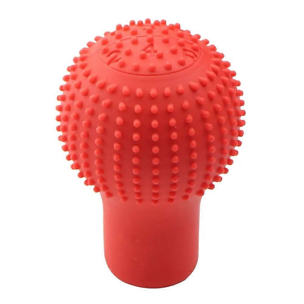 1Pc Car Auto Round Silicone Gear Shift Knob Cover Manual Automatic Non Slip Lever Shifter Knobs Case Protector