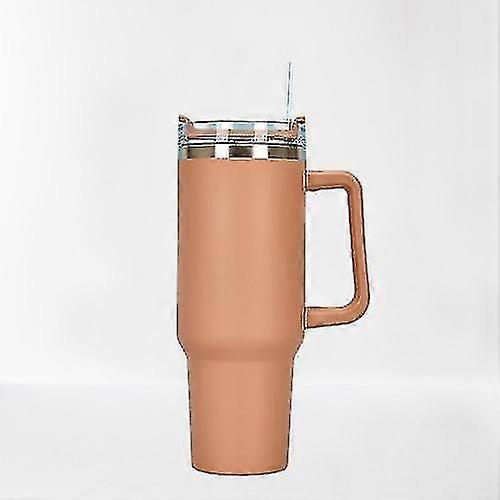 Copo Térmico a Vácuo - Copo Isolado Reutilizável de 40oz com Canudo e Tampa Resistente a Vazamentos