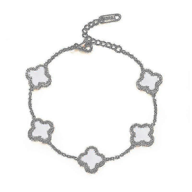 Firkløversmykker, armbånd i titaniumstål