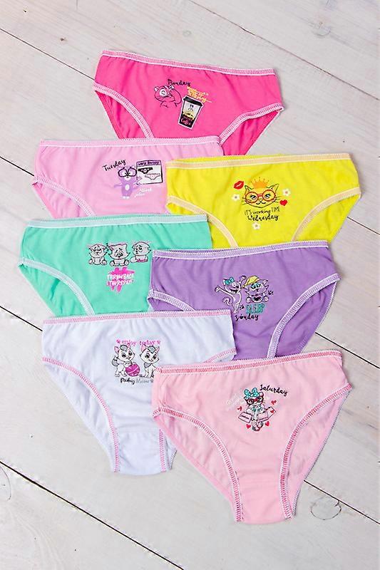 Girls’ Panties Set “Week” – Comfortable Fit & Soft Fabric, Any season,  HC 773-001-33