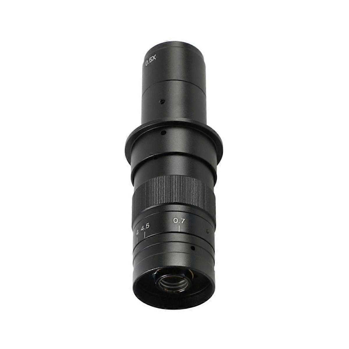 Magnification Adjustable 180X Zoom C Mount Lens 0.7X-4.5X Magnification for USB Industry Video Microscope Camera