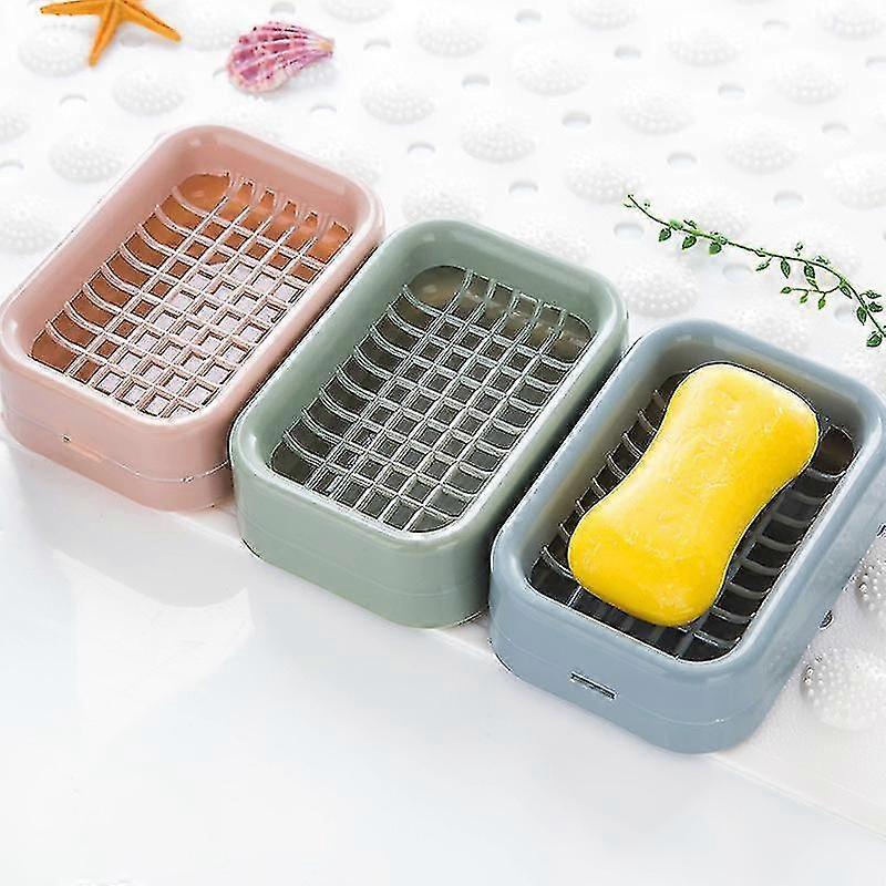 3-Piece Soap Holder Set 12x8.2x3.3cm