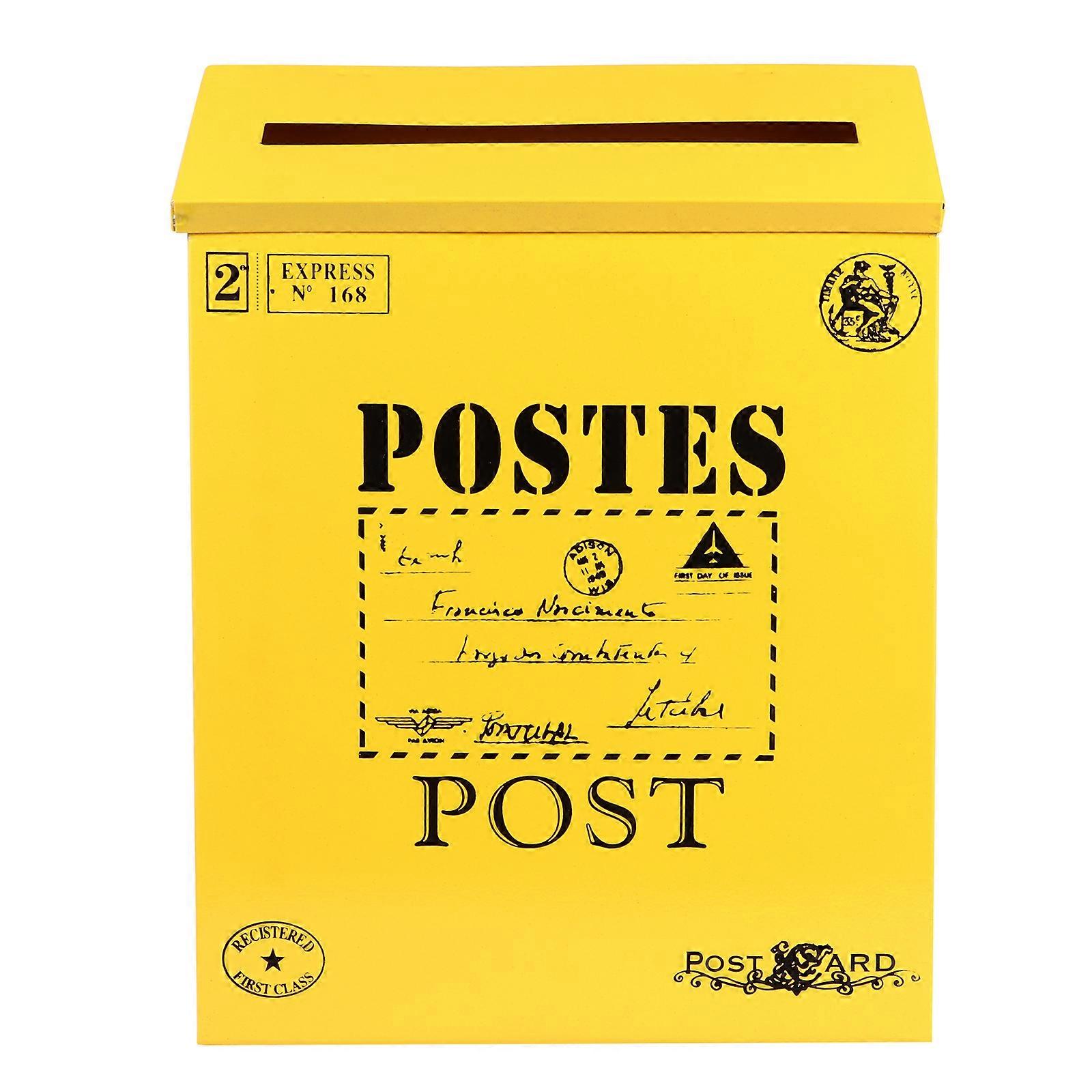 1Pc udendørs avisboks multifunktionel postkasse holdbar postkasseindretning