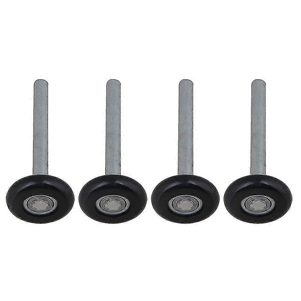 2set Garage Door Nylon Allonger Roller Wheel Noir
