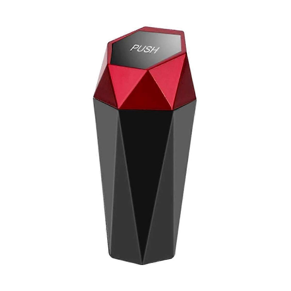 Car Trash Can with Lid Portable Vehicle Auto Car Garbage Can Mini Garbage Bin for Car, Home, Office