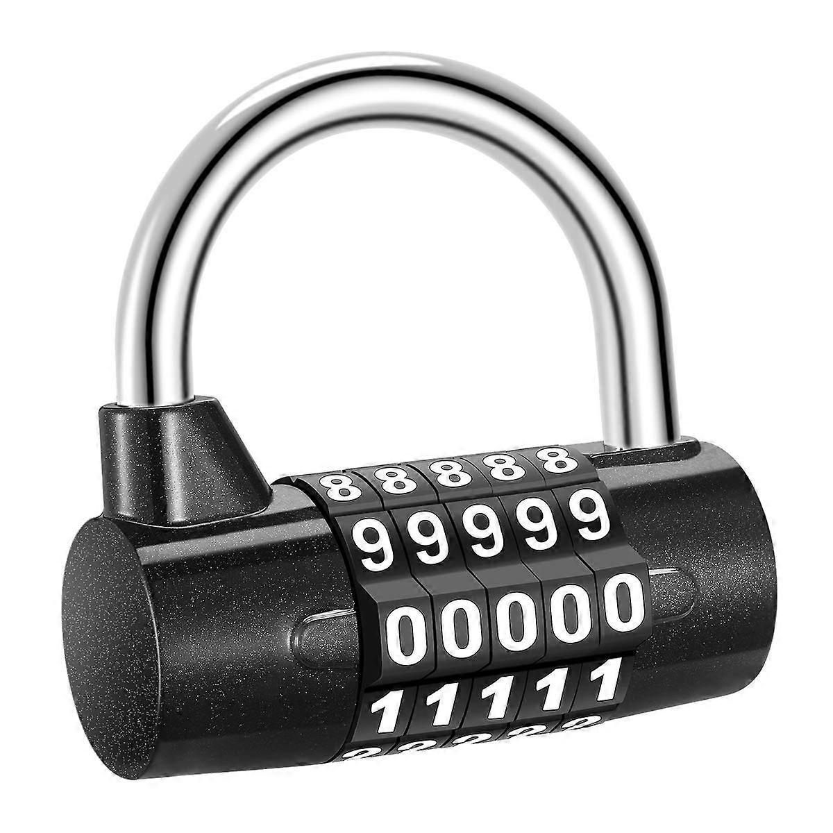 5-Digit Combination Padlock, Combination Resettable Locks, Security Lock, Number Lock
