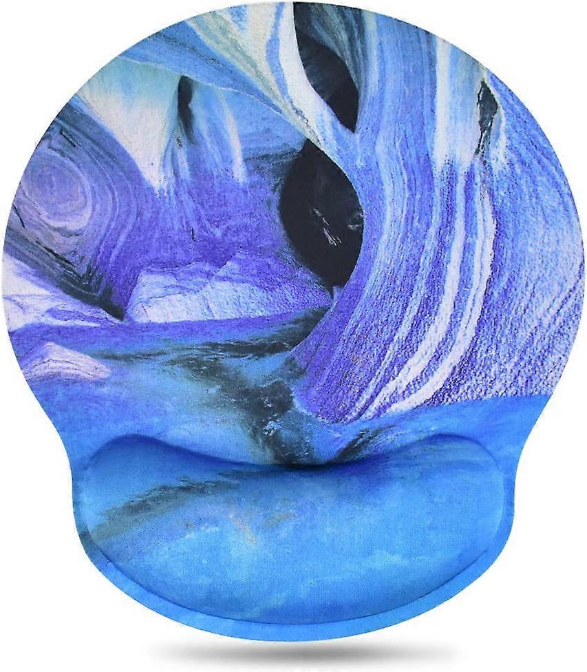 Mouse Pad, Mouse Wrist Support, Design ergonomic Memory Foam Mouse Mat Suport pentru încheietura mâinii, Suport pentru mouse cu bază de cauciuc antiderapant Suport pentru încheietura mâinii pentru computer / poală