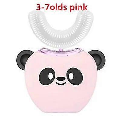 Smart 360 Degrees U Electric Toothbrush Kids Silicon Automatic Ultrasonic Teeth Cartoon Pattern Rechargeable