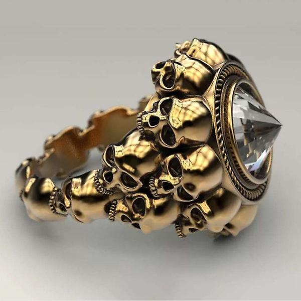 Gothic Punk Skull Ring Vintage Skull Punk Ring