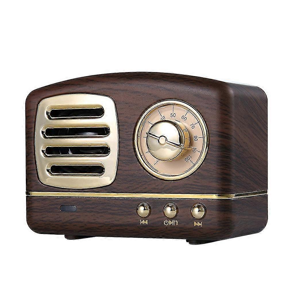 Retro Wireless Vintage Portable Bluetooth-compatible Stereo Speaker Enhanced