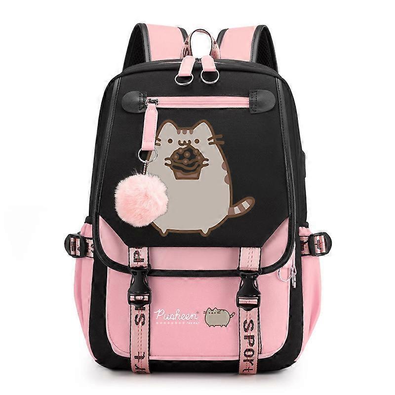 תרמיל גב Pusheen Cartoon Print בעל קיבולת גדולה