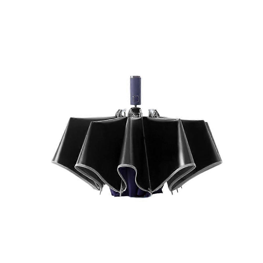 Small Umbrella,stay Protected Uv Protection, Auto Open Compact Sun Umbrella For Essential Lightweight And Windproof Summer Outdoors(navy Blue)