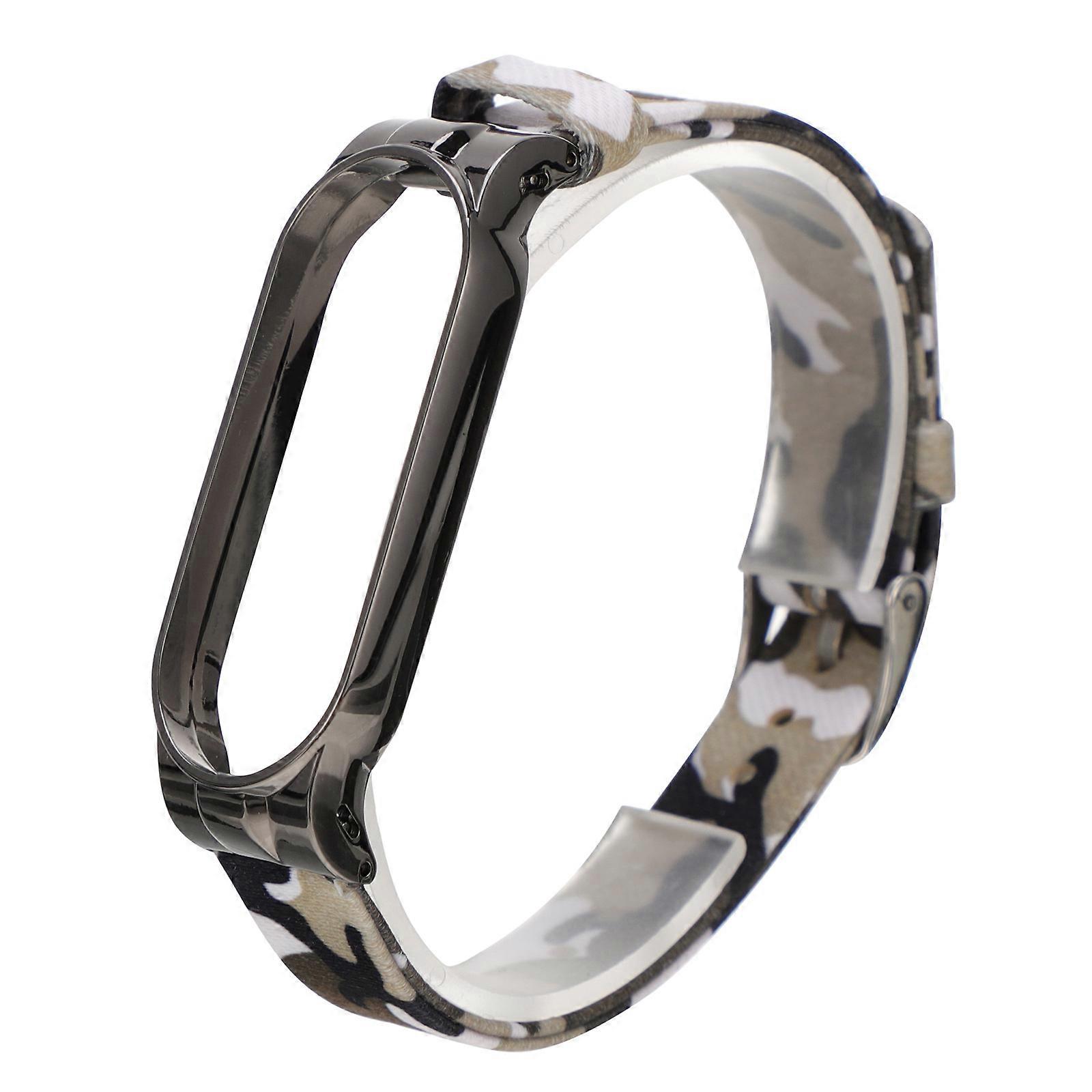 Disruptive Pattern Watch Band Replacement Watchband Compatible for Mi band 5