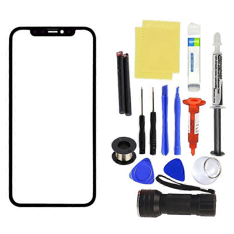 Phone Touch Screen Replacement Front Outer Glass Lens Repair Tools Kit Compatible iPhone X/XS/XS Max/XR/11/11 Pro/11 Pro Max/12 Pro Max/12 Mini/12/12