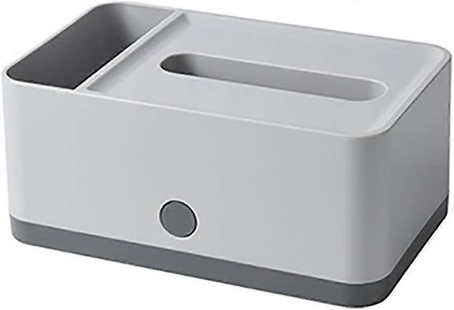 Desktop Spring Tissue Pompdoos Opberghouder Briefpapier Organizer