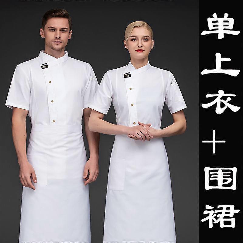 قابل للتعديل الشيف سترة طويلة الأكمام الشيف موحد الرجال للجنسين طبخ معطف مطعم فندق المطبخ ملابس النادل ملابس العمل شعار مجاني