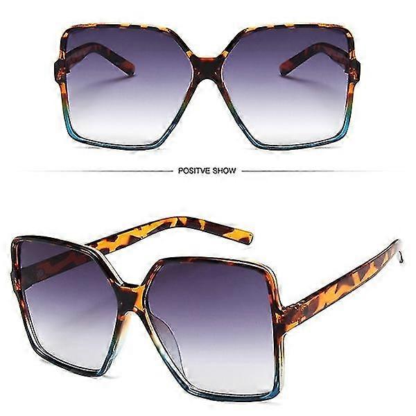 Large Square Sunglasses Ladiesleopard Print