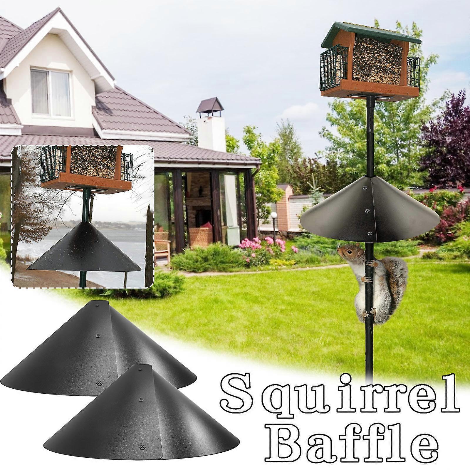Wrap Around Split Squirrel Baffle 16-Inch Unique Wrap-around Squirrel Baffle