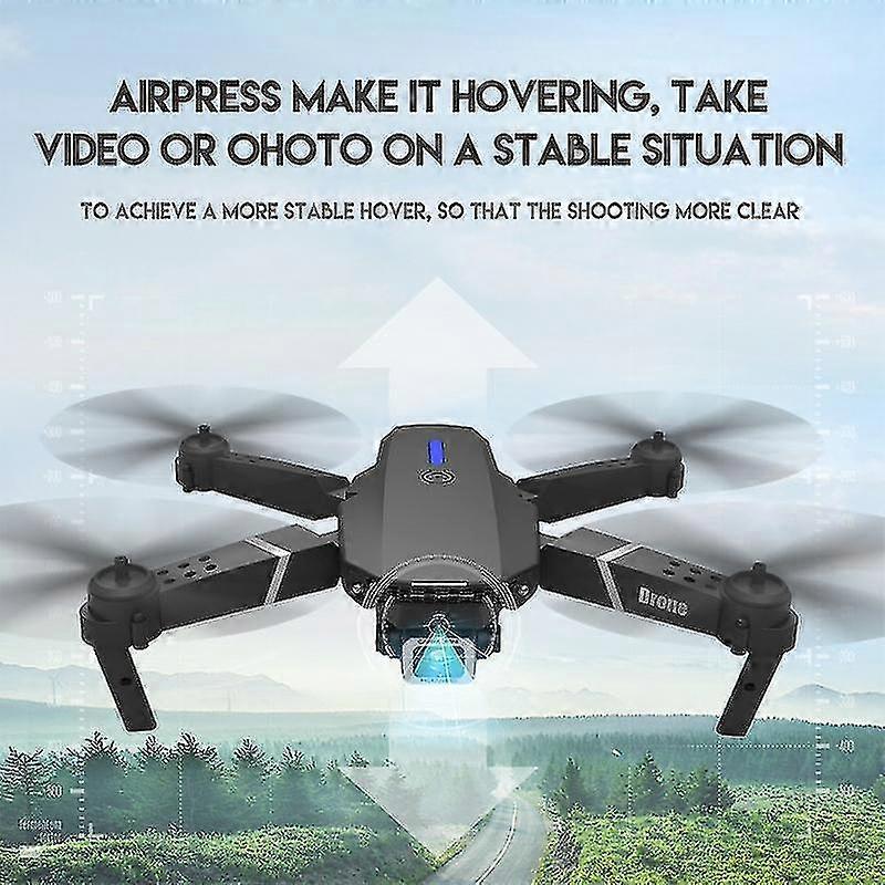 yougang4k 1080p/500w Drone With Wide-angle High-definition Foldable Quadcopter, Dual Cameras, Dual Lithium Batteries, Height-maintained Remote Control