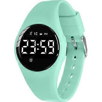 Orologio per bambini, orologio per ragazzi adolescente Fitness tracker sportivo digitale, con allarme / cronografo / impermeabile per ragazzo ragazza regalo 5-16 anni (verde chiaro)