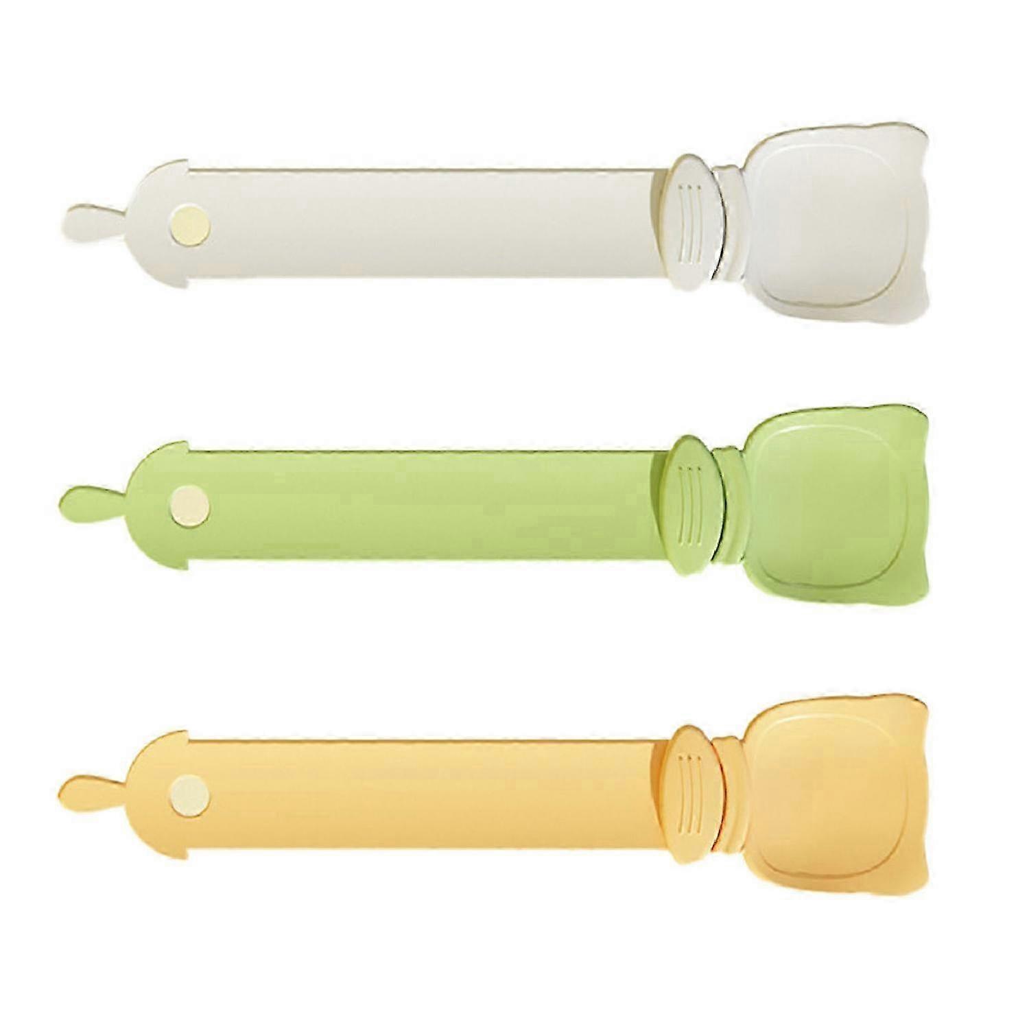 3pcs Cat Strip Squeeze Spoon Hygienic Feeding Labor Saving Sliding Cat Strip Feeder with Hanging Hol