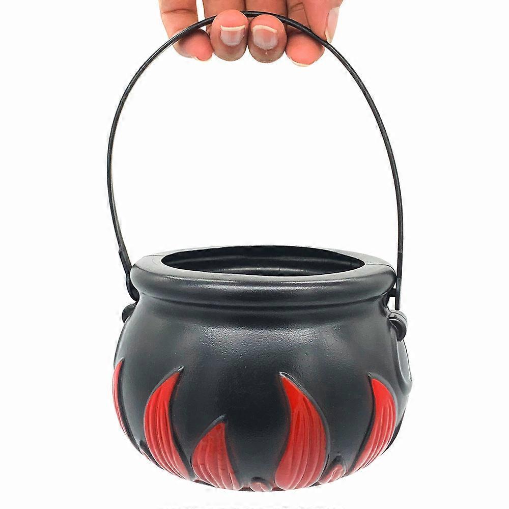 New Halloween Witch Pot Smoke Machine Fog Maker Water Fountain Fogger Color Changing Fog Machine Party Prop Halloween Decoration High Quality