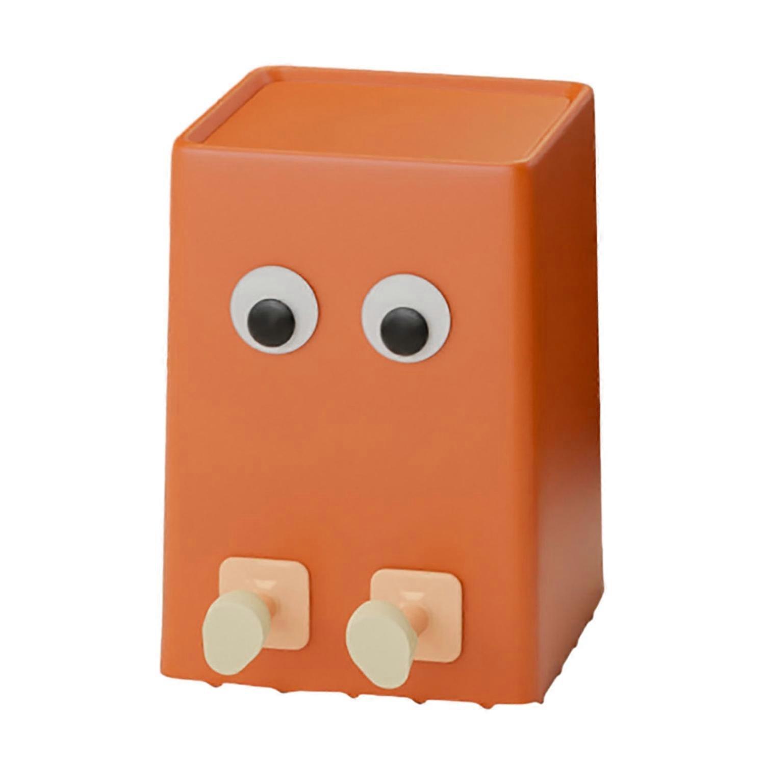 Garbage Can Adorable Cartoon Shaped Plastic Trash Can Odor-proof Waste Basket for Bathrooms Kitchens