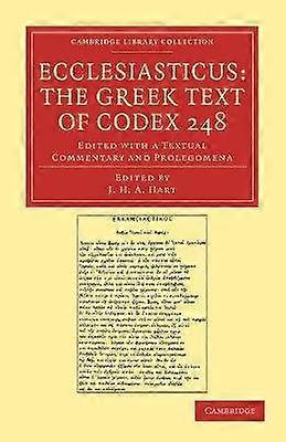 Ecclesiasticus: The Greek Text of Codex 248