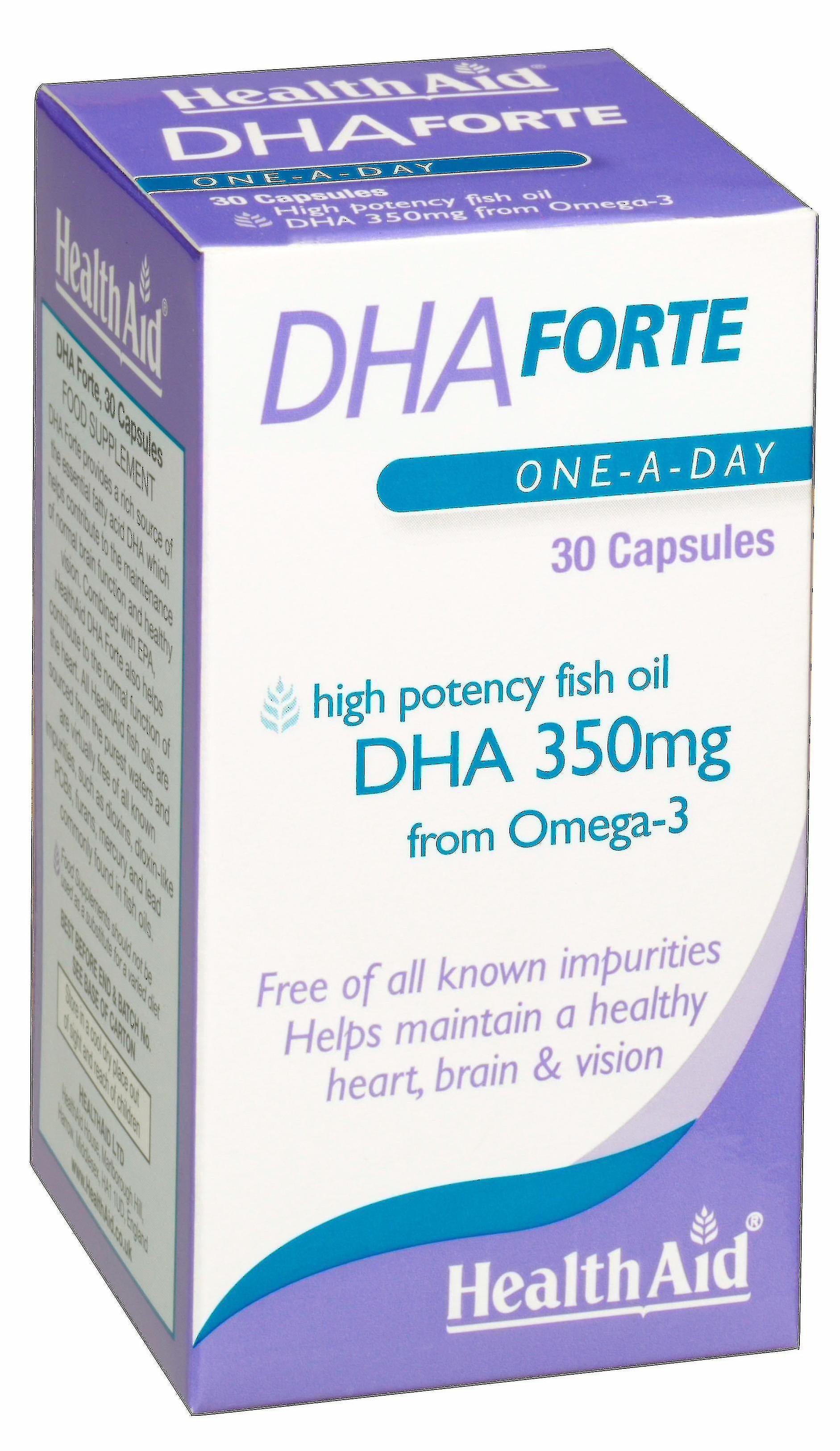 Health Aid DHA Forte, 30 Capsules