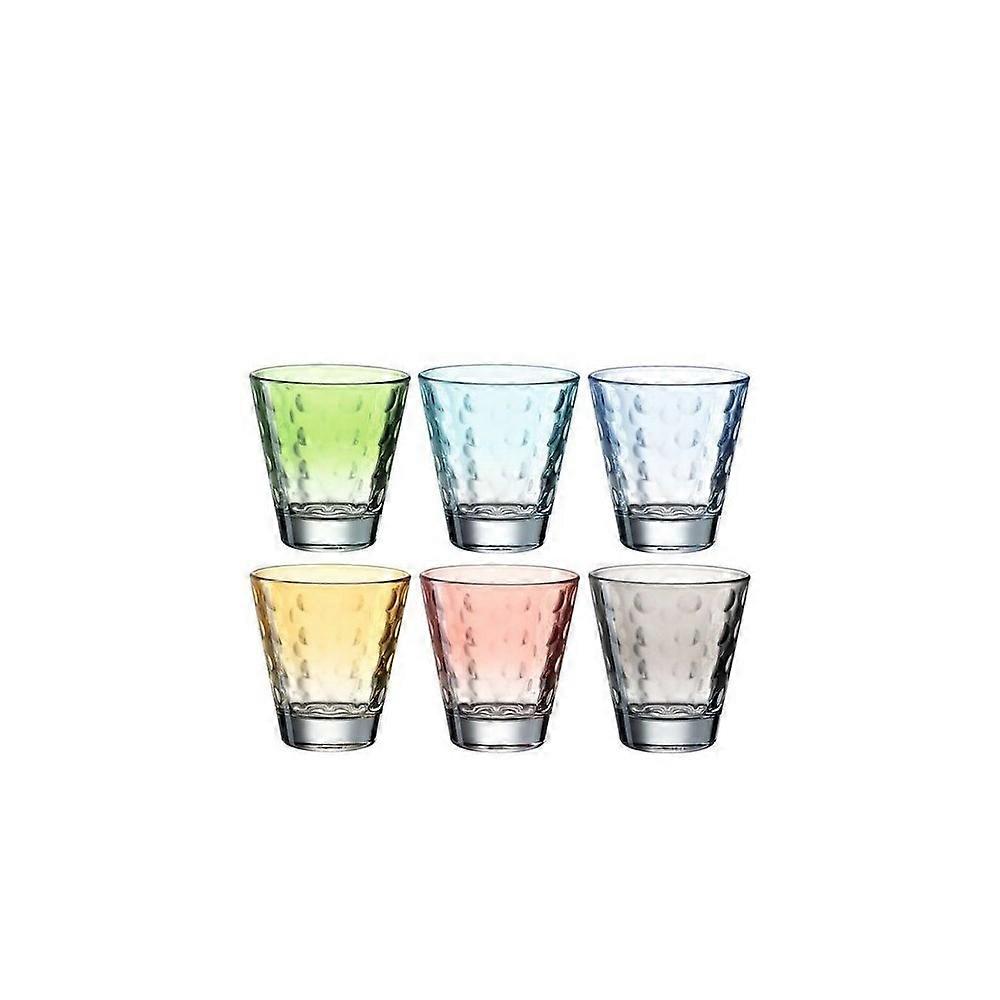 Leonardo set of 6 pastel glasses 215ml Opitc L025906