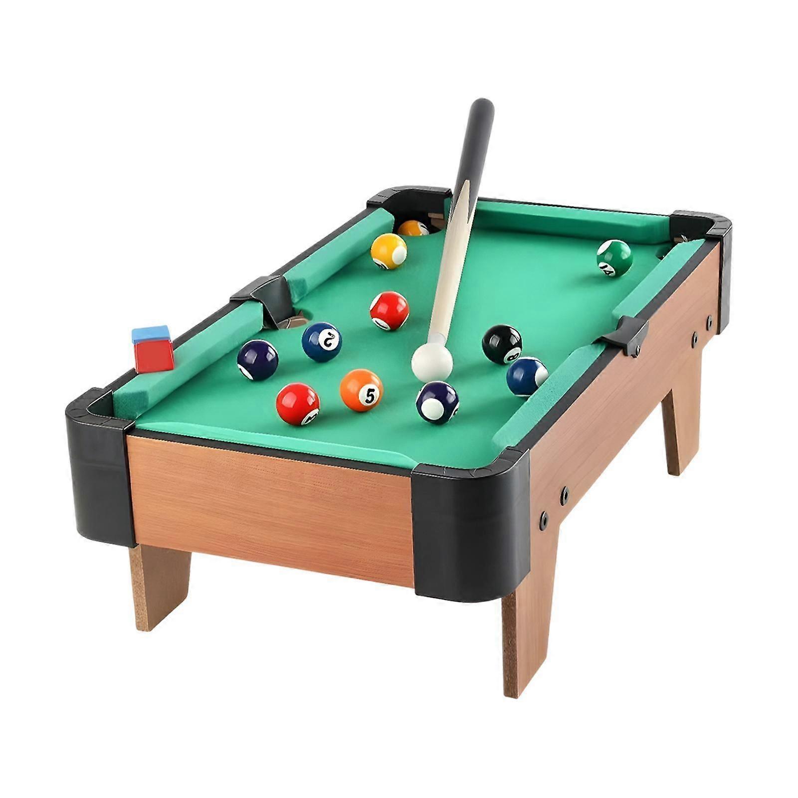 Mini Pool Table Game Small Billiards Game for Family Parent Child Boys Girls 48X27X16cm