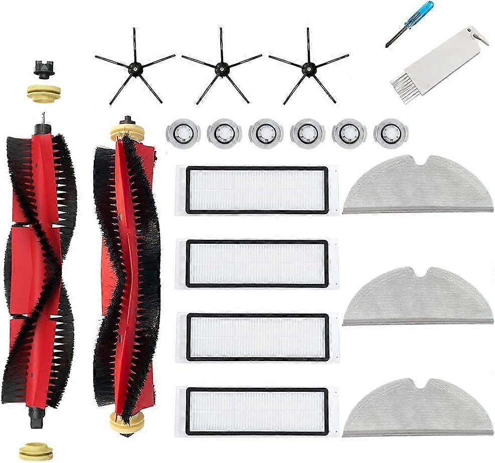 Xiaomi Roborock S5 max S6 Pure S6 maxV E35 S5 S50掃除機モップメインサイドブラシローラーフィルター用19パック互換スペアパーツアクセサリーキット