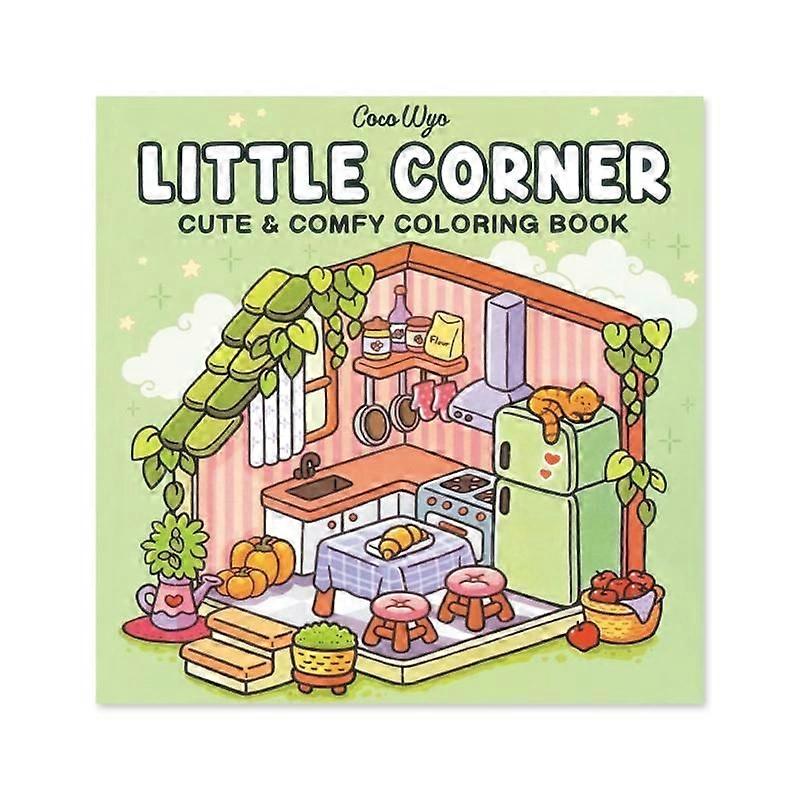 Cozy Friends Comfy Days Coloring Book for Adults Teens, Moments for Relaxation