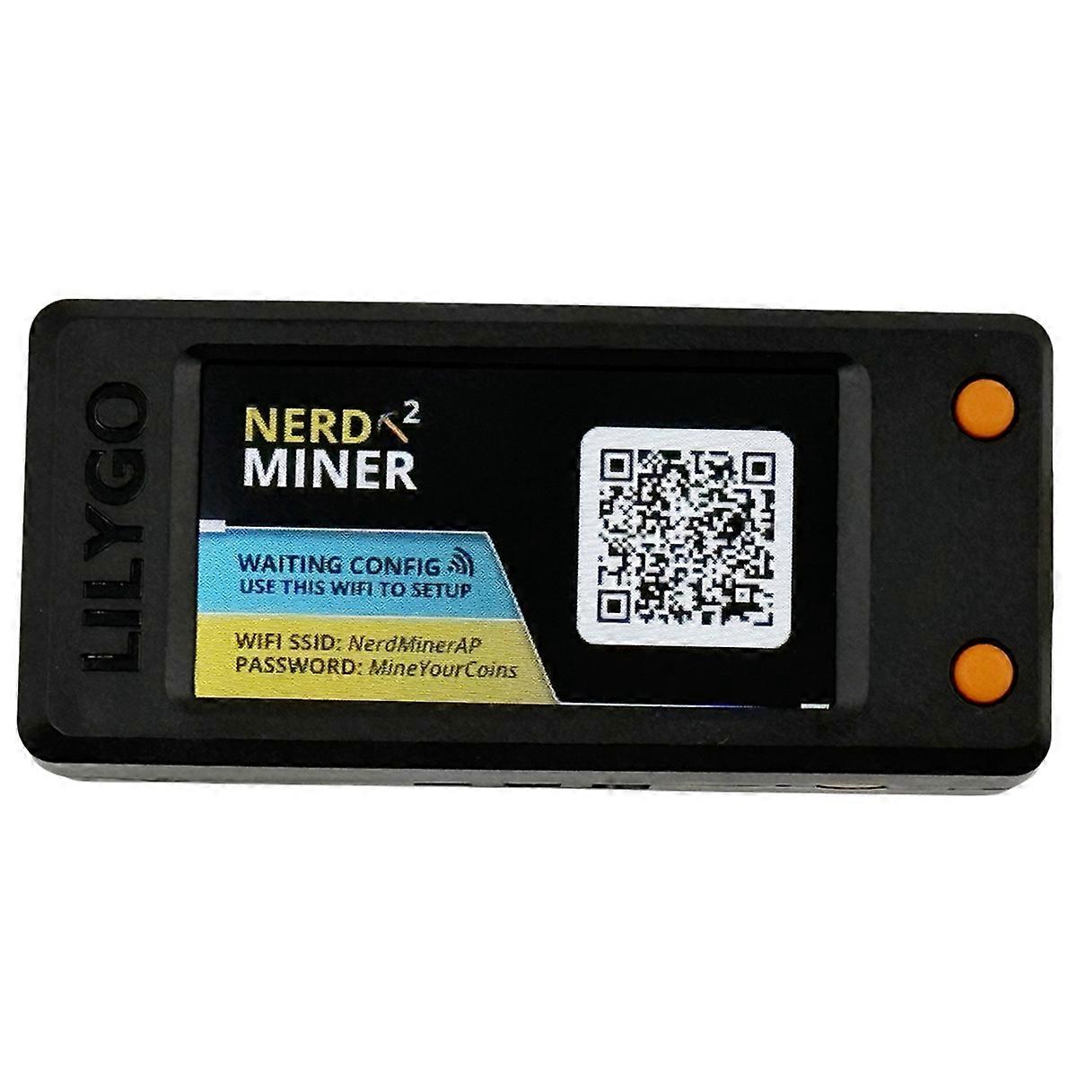 Nerdminer V2 BTC Solo Lottery Miner 78KH/S with LCD Display BTC Miner ASIC Mining Silent Miner