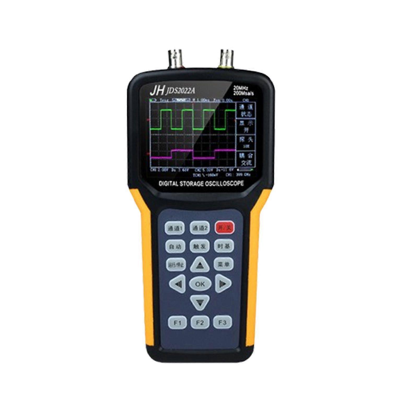 JinHan JDS2022A 2CH Handheld Digital Oscilloscope 20MHZ 200MSa/s Sample Rate scI
