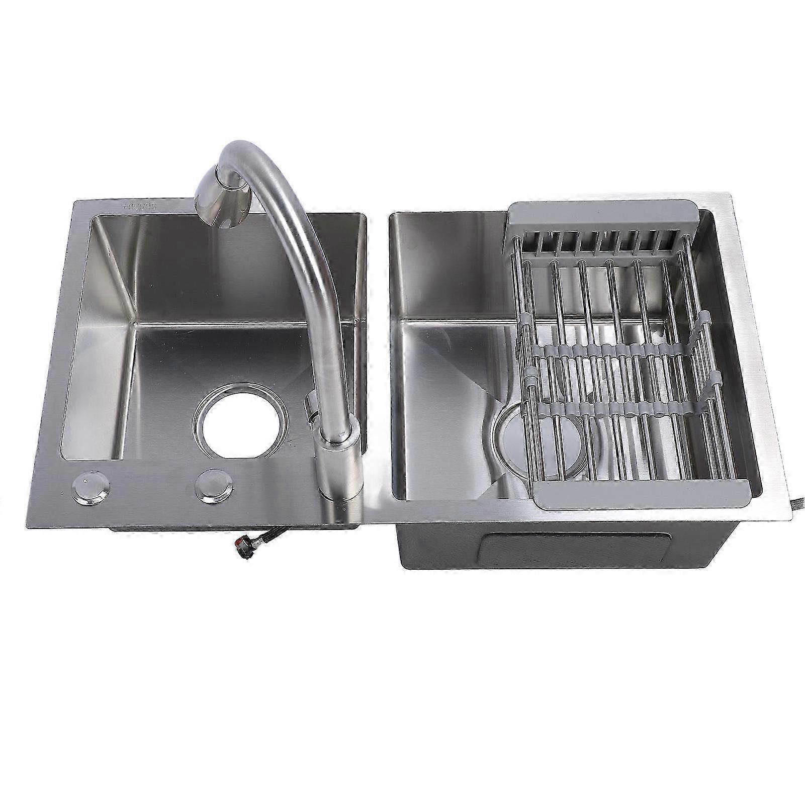304 Stainless Steel Drop - in Kitchen Sink Kit