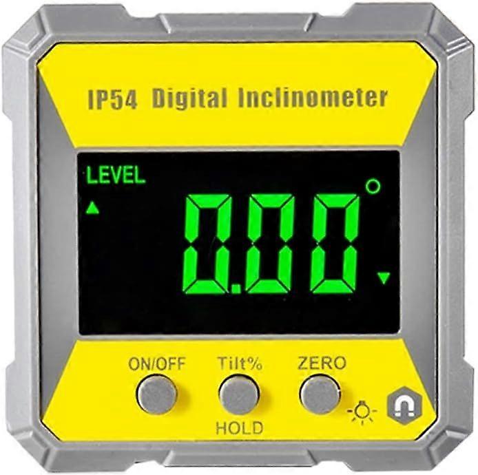 IP54 4X90 Degree Digital Inclinometer Angle Protractor -Lighting Protractor Slope Meter Magnetic Electronic Goniometer
