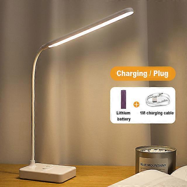 Foldable Led Lamp, USB Rechargeable, Dimmable, Touch Control, Ideal for Office, Student Books, Bedroom, Decorative Lighting--USB Chargeable