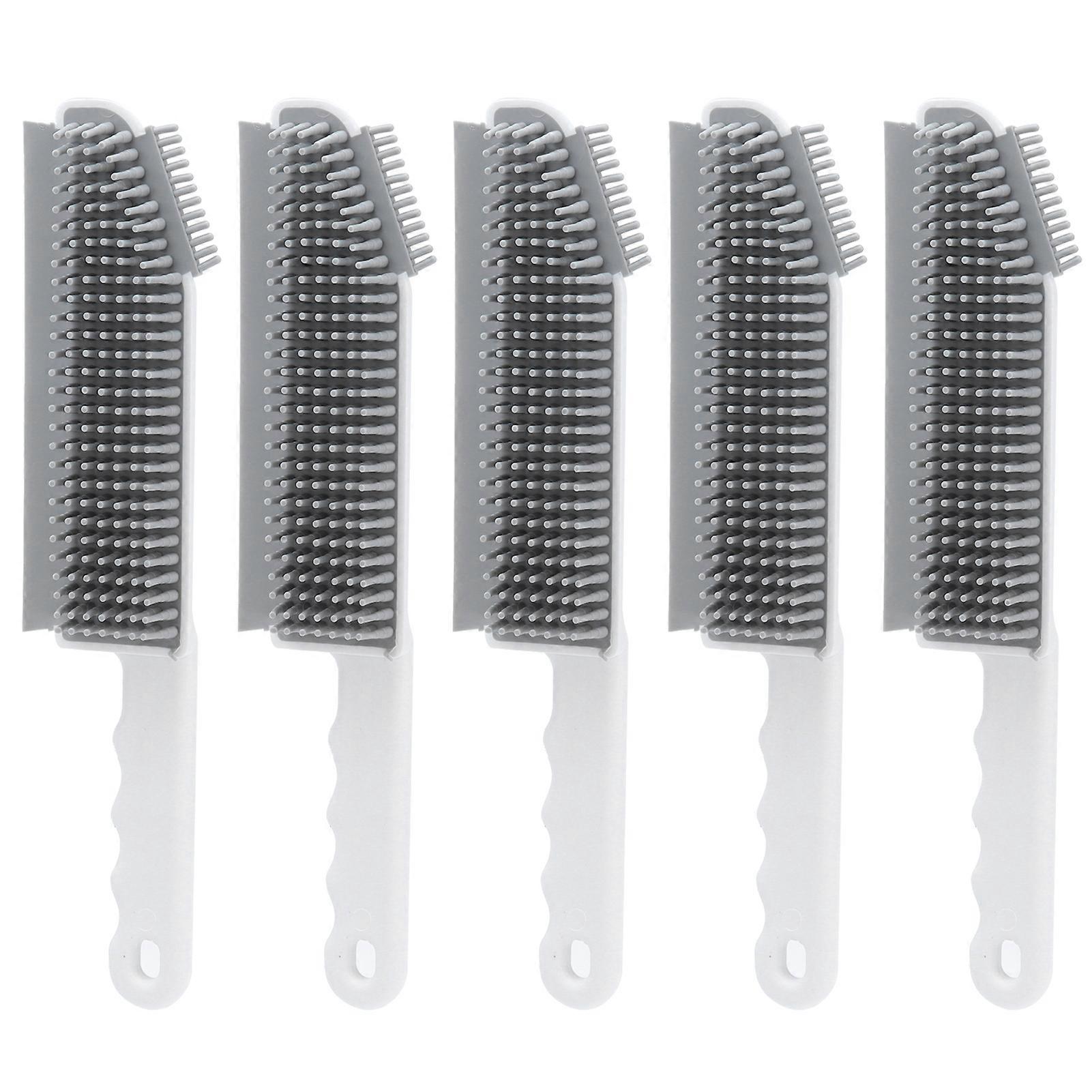 5Pcs Short Handle Multifunctional Cleaning Brush Set for Kitchen Floor and Cooking Bench, Durable and Ergonomic Design